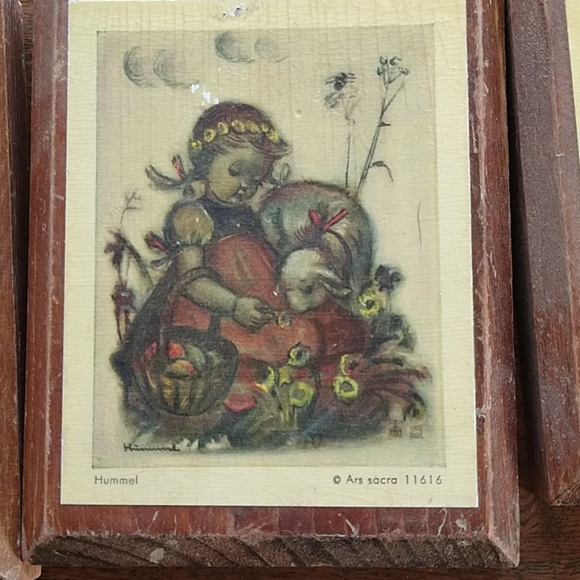 Hanging hummel plaque set of 4 - Picture 3 of 4